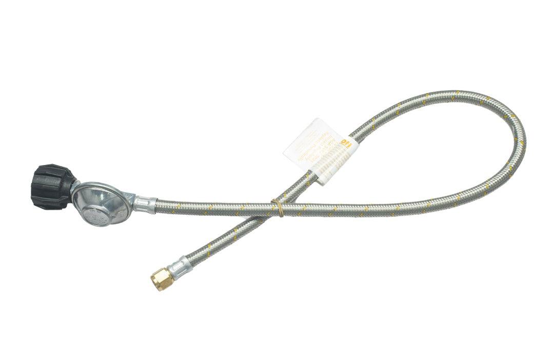 Stainless Steel LPG Hose and Regulator 900mm - The BBQ King