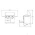 Capital 2 Burner 40 Inch Cart Model BBQ with Solid Flat Plate