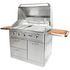 Capital 40" Cart Model 2 Burner Mobile BBQ with Solid Flat Plate ACG40RFS1L 