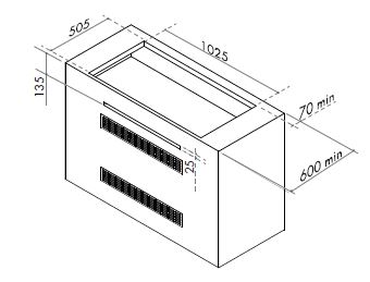 Artusi 316 SS Marine Grade Built In BBQ with 316 Lid