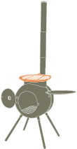 Ozpig Char Grill Plate & Drip Tray