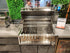 Tucker Charcoal Deluxe Pro Built-In BBQ Plus Wok Burner with Roasting Hood