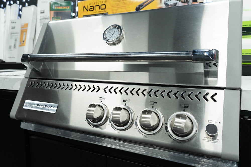 Crossray XPlor 4 Burner Gas Inbuilt BBQ