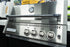 Crossray Xplor Grey Outdoor Kitchen 4 Burner BBQ, Double Door Fridge, Storage & Sink