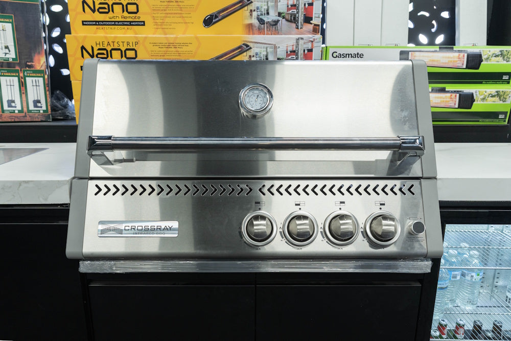 Crossray XPlor 4 Burner Gas Inbuilt BBQ