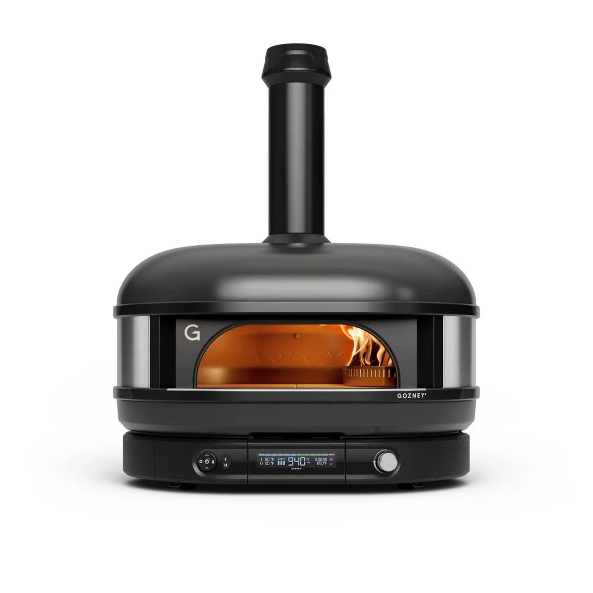 Beefeater Proline 6 Burner BBQ and Side Burner with Monument Finish and Gozney Dome Black Pizza Oven Package