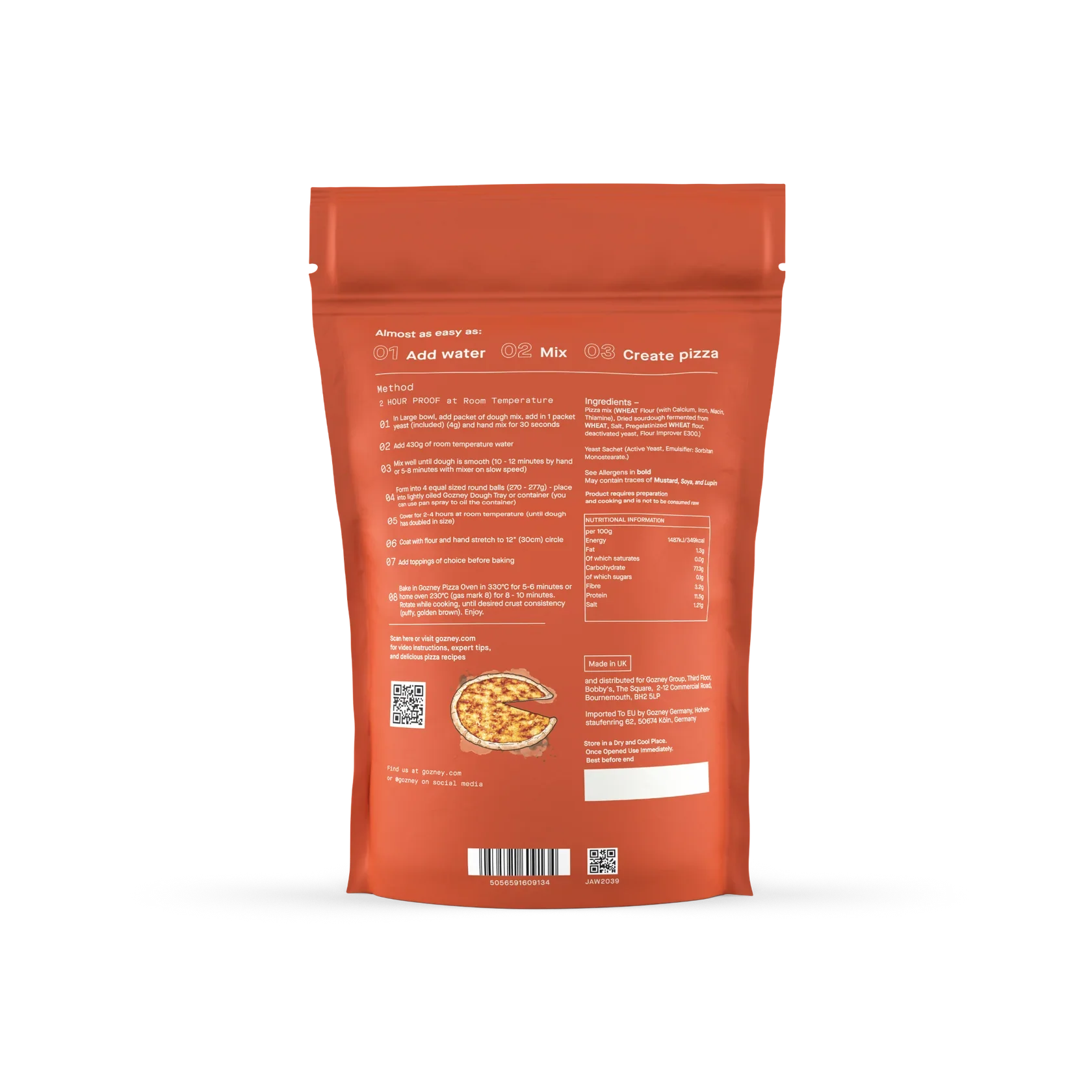 Gozney Classic Pizza Dough