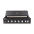 Euro Appliances 6 Burner Black Built In BBQ