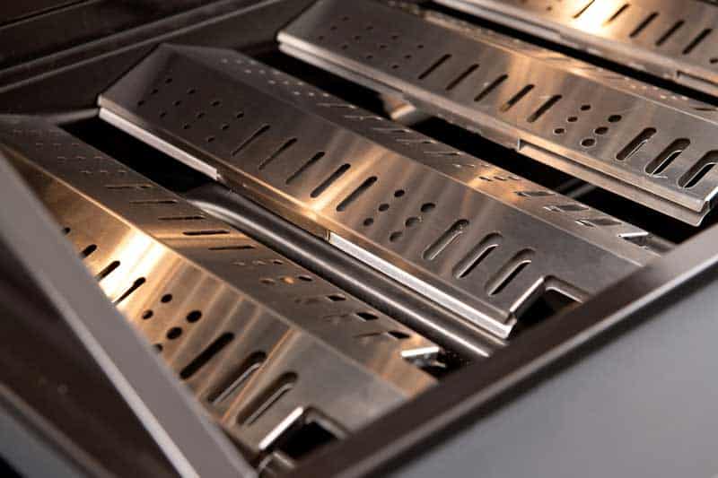 Euro Appliances 6 Burner Black Built In BBQ