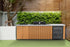 Everdure Seabreeze 3 Burner BBQ Timber Look Modular Outdoor Kitchen with Sink & Beverage Cooler