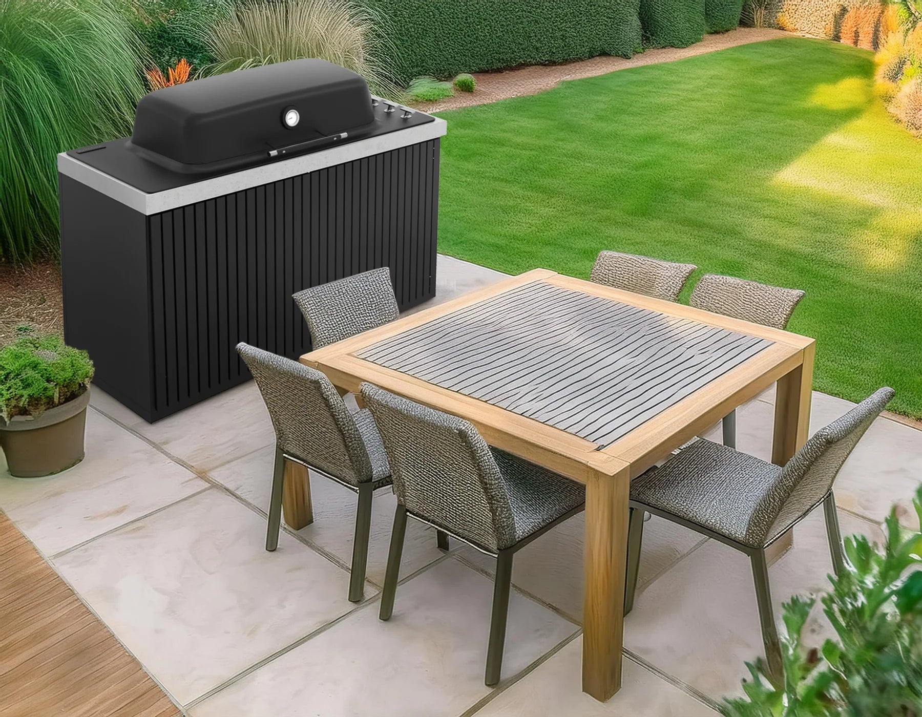 Everdure Furnace Built In BBQ - Black