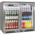 Rhino 248 Litre ENVY Heated Glass Double Door 316 SS Outdoor Bar Fridge - ENV2H-SS