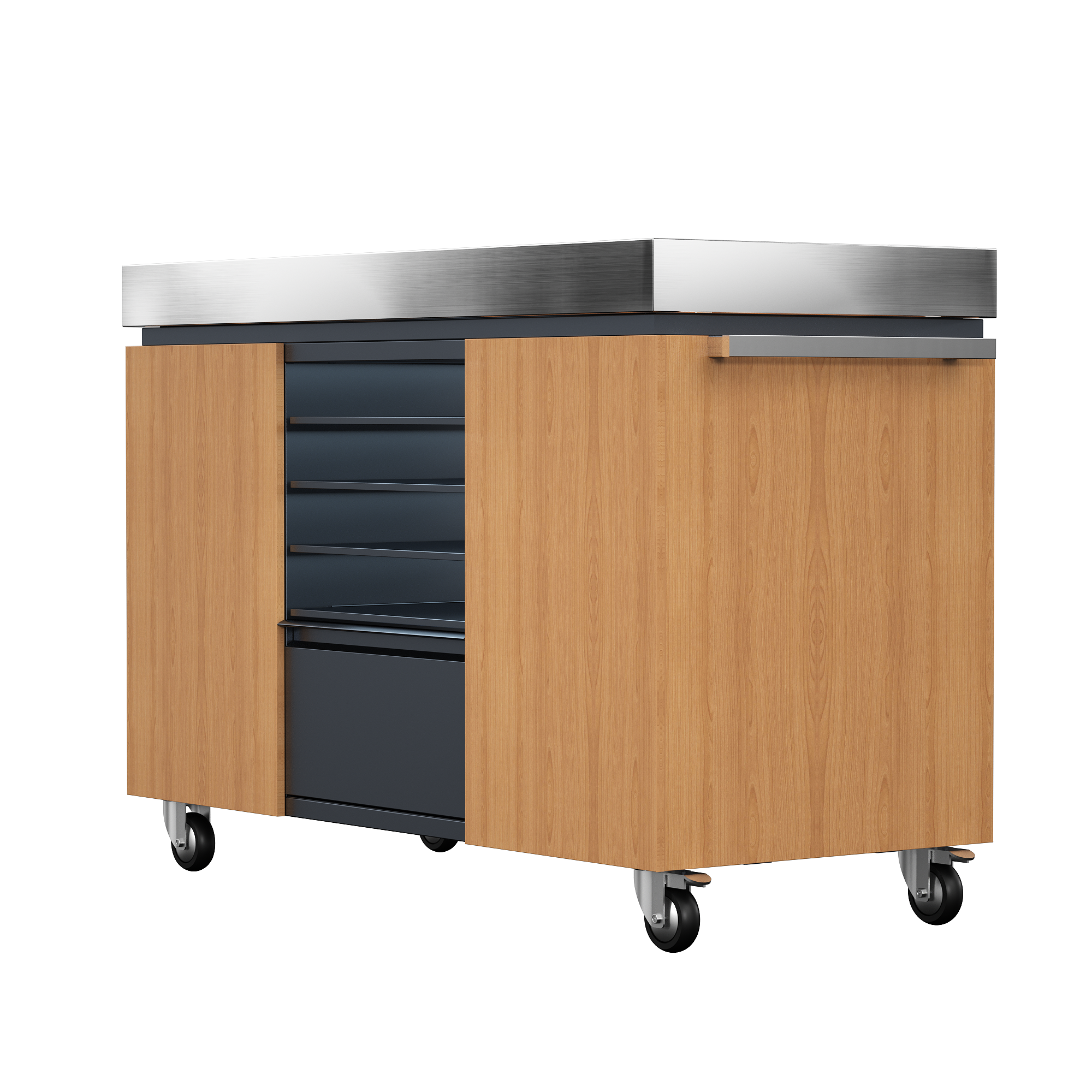 Everdure Pizza Oven Preparation Table - Timber Look