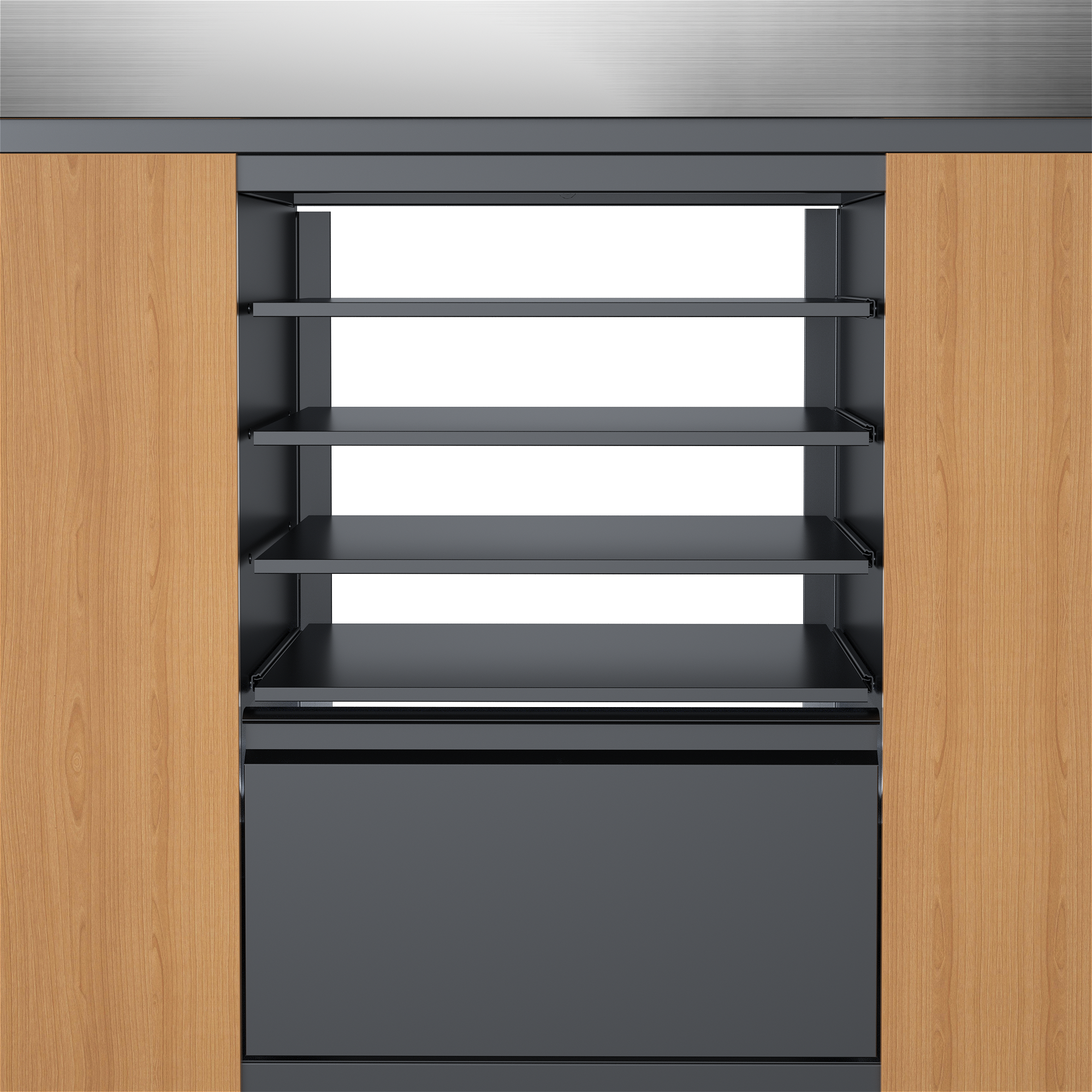 Everdure Pizza Oven Preparation Table - Timber Look