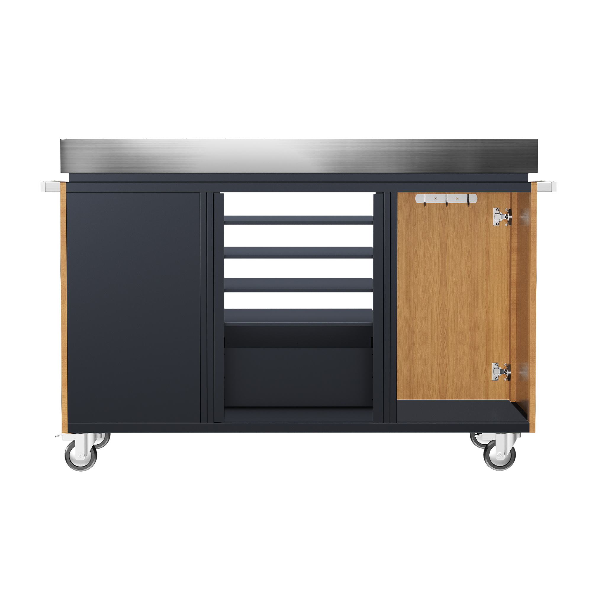 Everdure Pizza Oven Preparation Table - Timber Look
