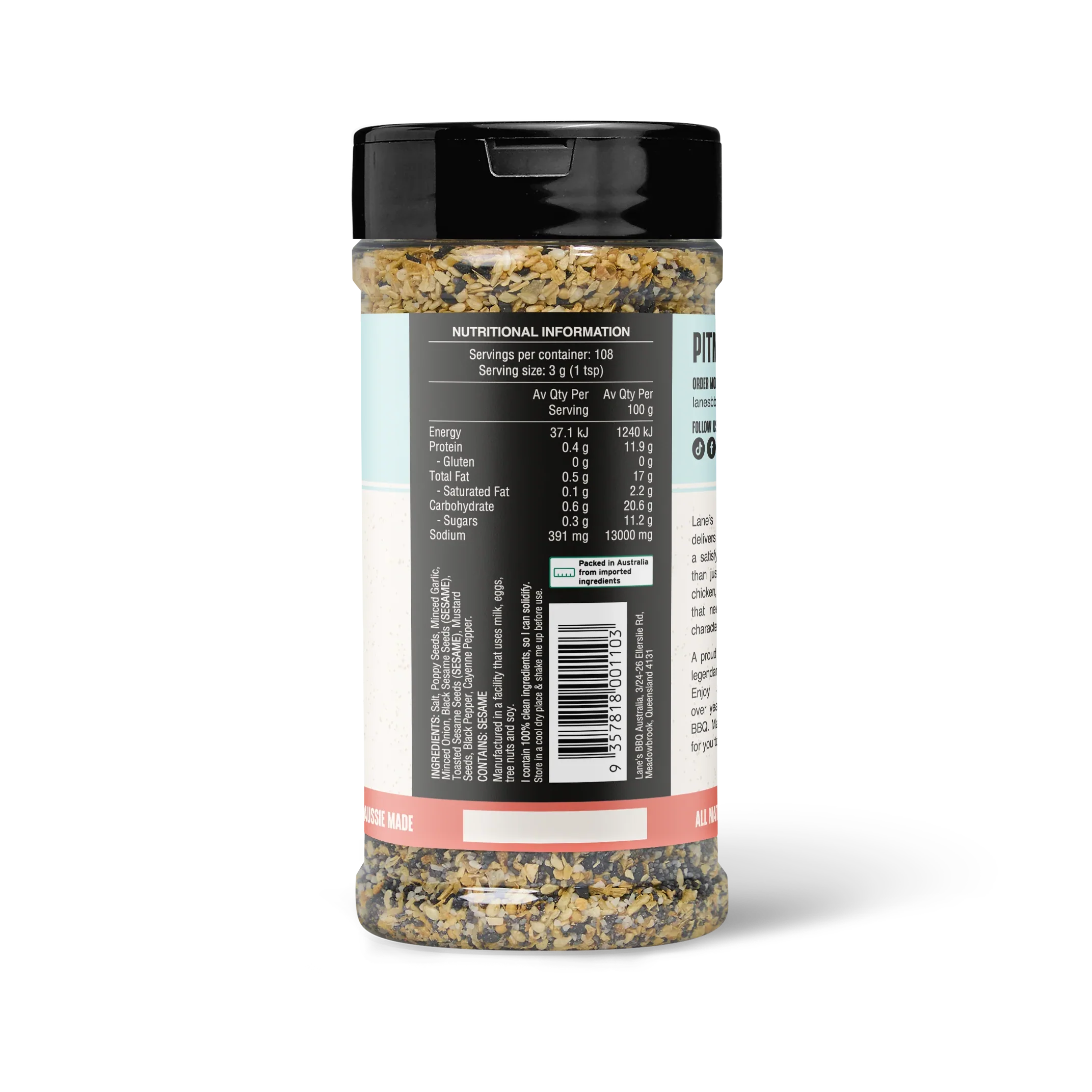 Lanes BBQ Everything Toasted Bagel Rub