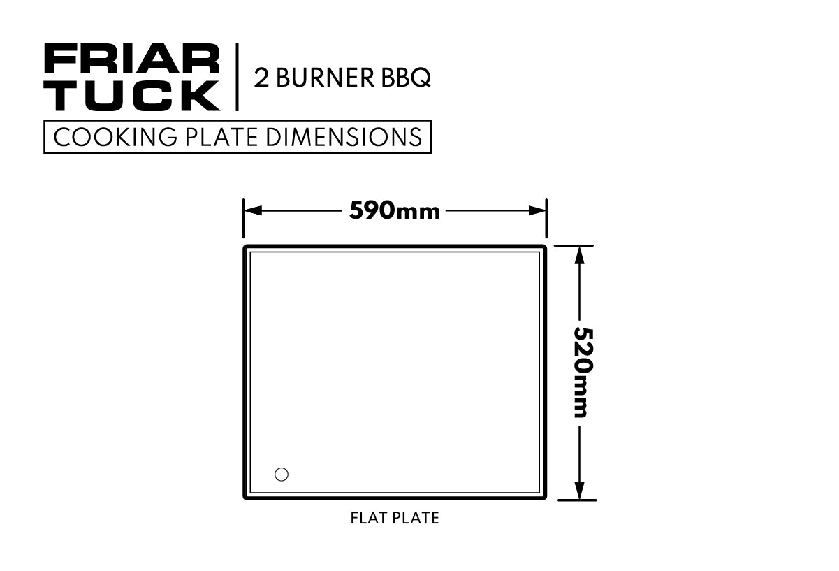 Tucker 2 Burner Friar Tuck on Pro Series Cabinet