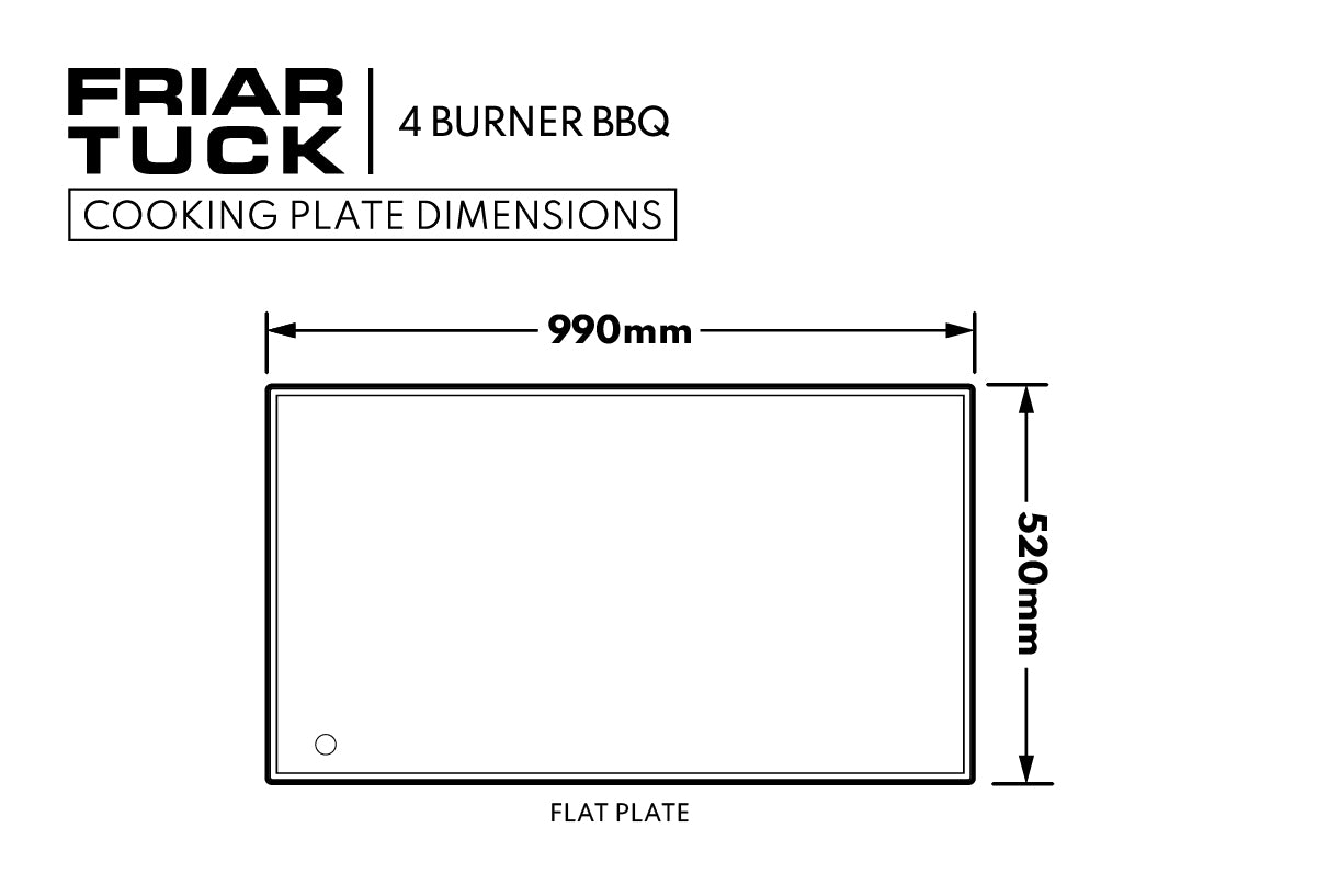 Tucker 4 Burner Friar Tuck on Pro Series Cabinet