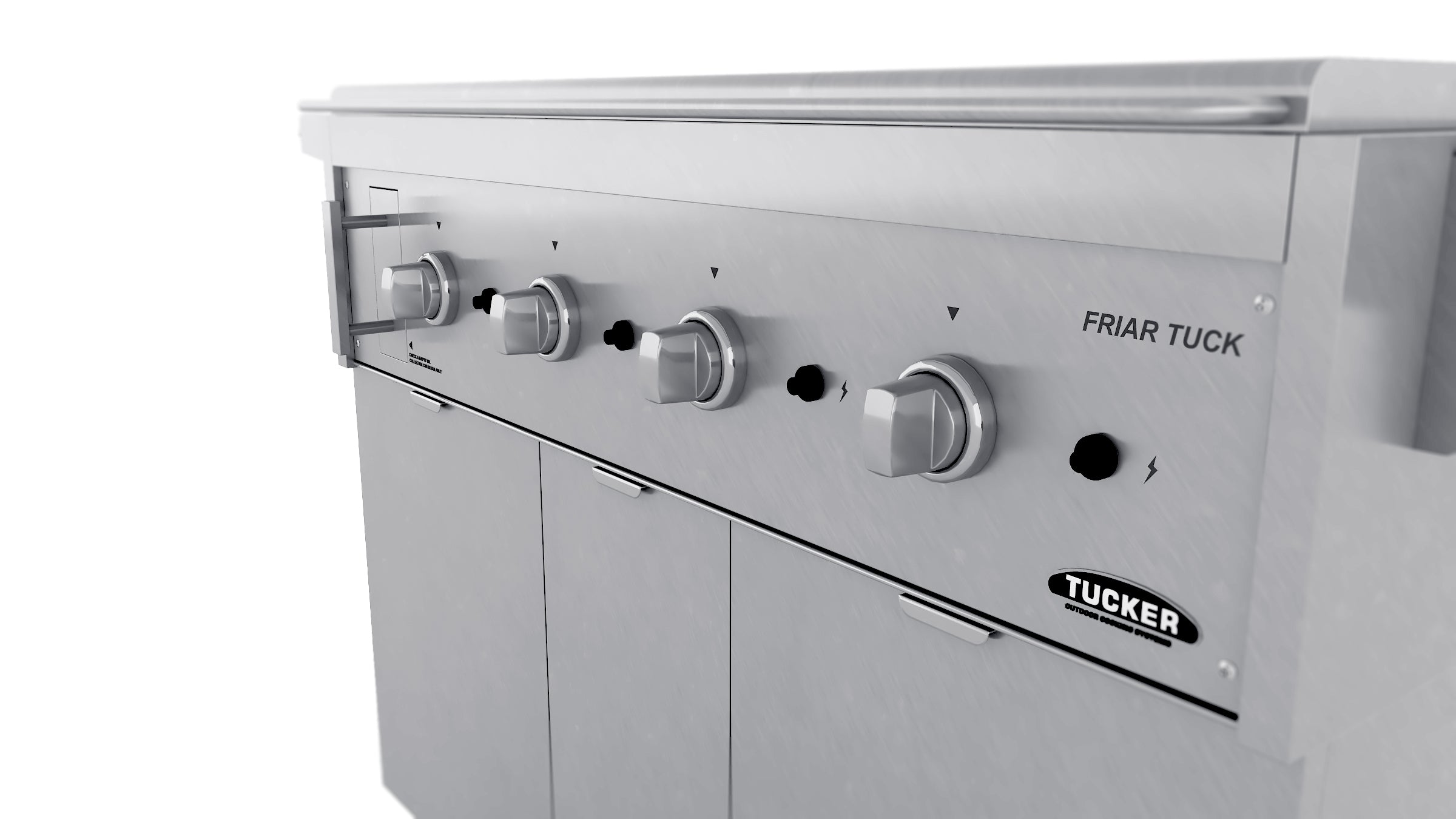 Tucker 4 Burner Friar Tuck on Pro Series Cabinet