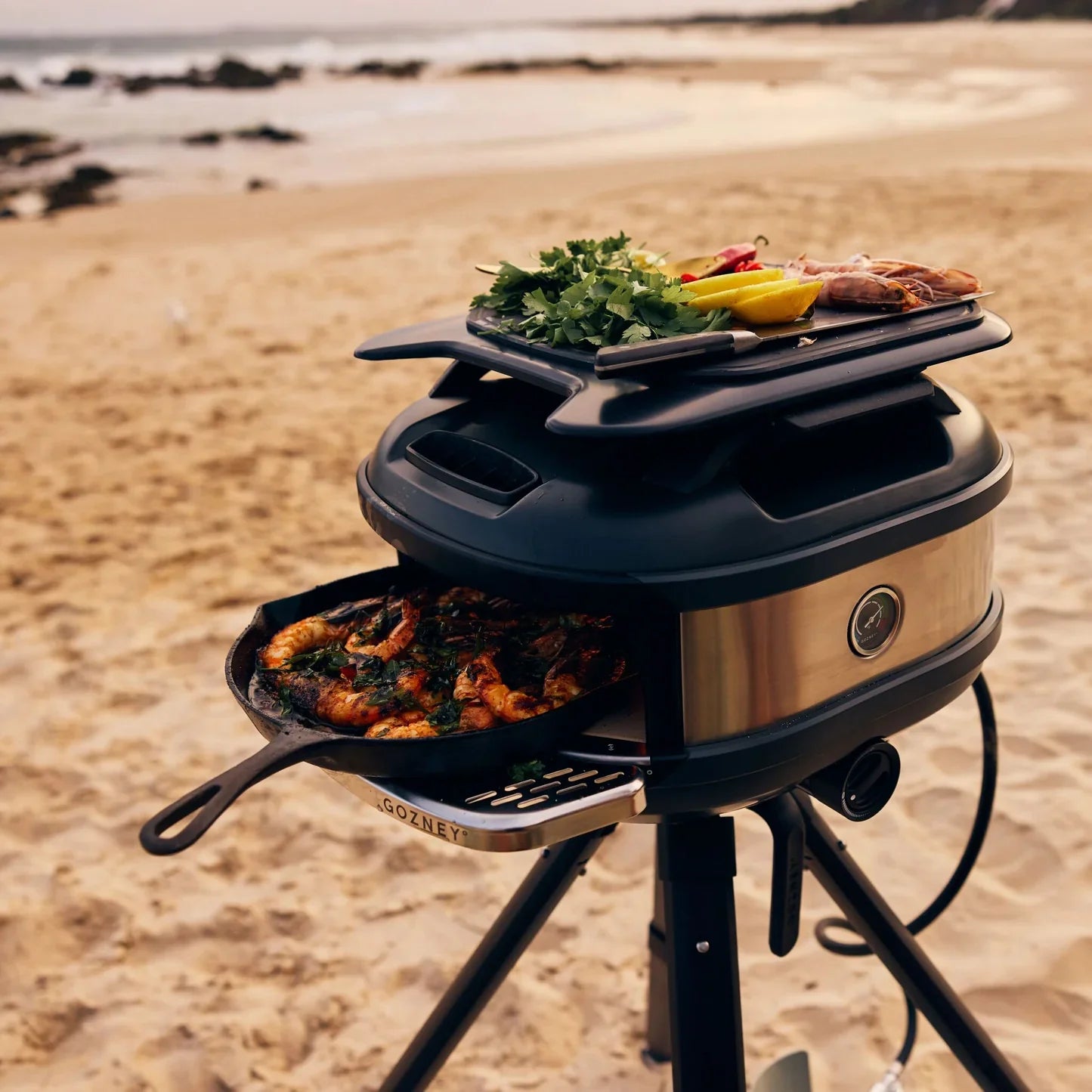 Gozney Tread Pizza Oven Off Black Peak Bundle