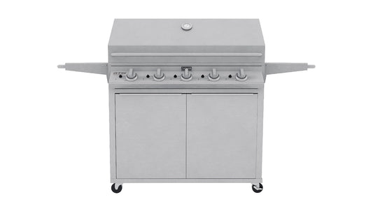 Tucker 5 Burner GTS BBQ on a trolley (GTS5SC-X+PK-5)