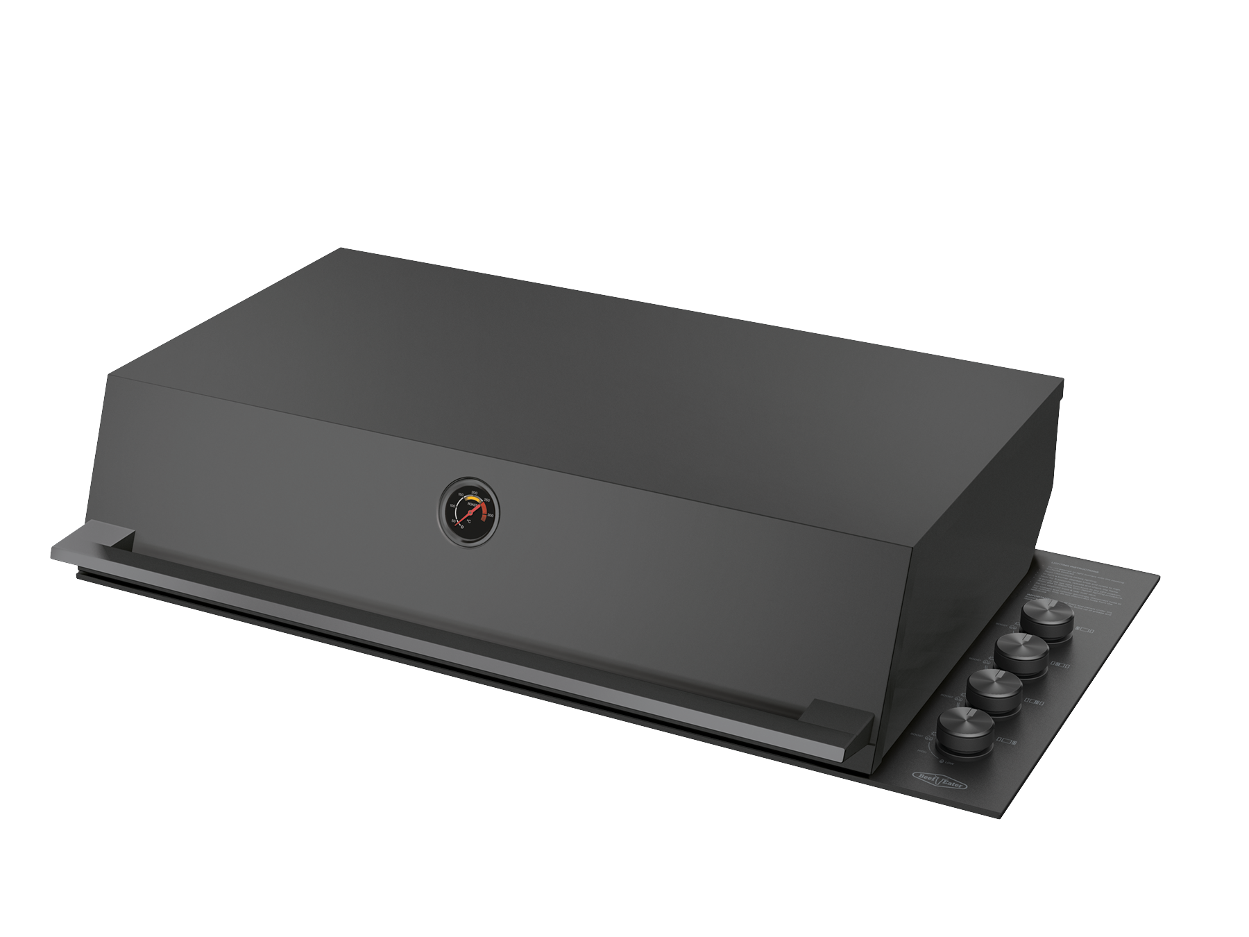 Beefeater ProLine Series 6 Burner Built In Gas BBQ with Hood - COLORBOND Steel Monument Finish