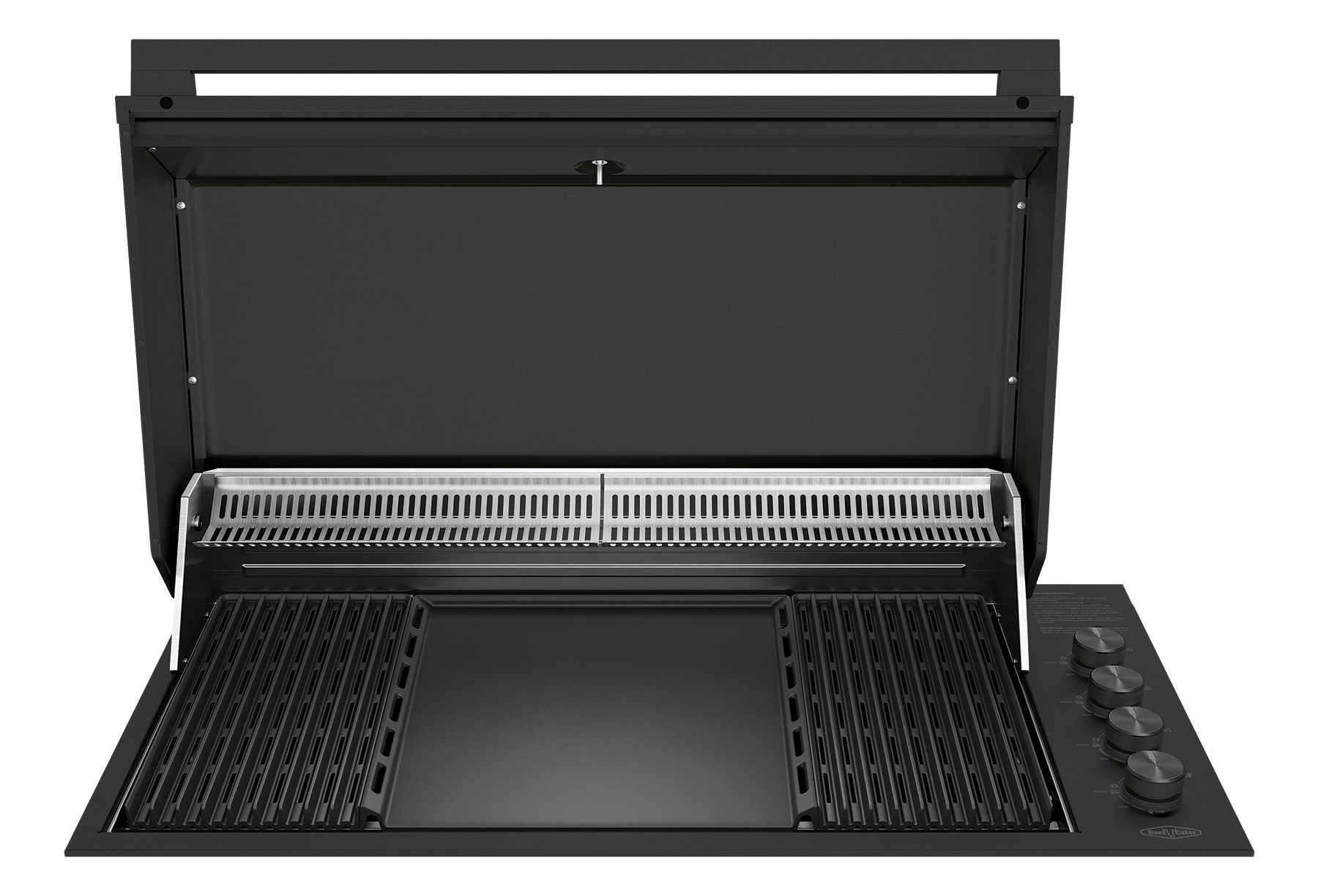 Beefeater ProLine Series 6 Burner Built In Gas BBQ with Hood - COLORBOND Steel Monument Finish