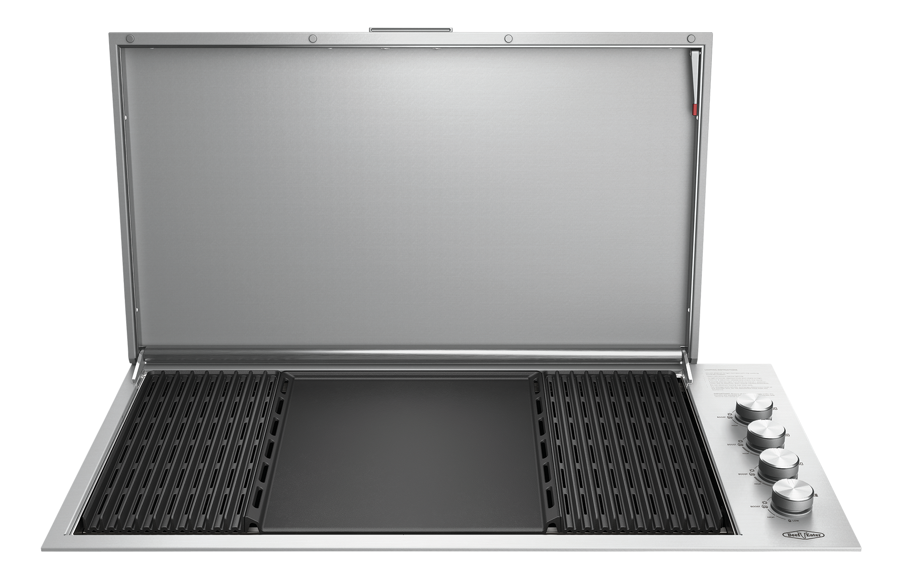 Beefeater ProLine Series 6 Burner 316 Stainless Steel Built In Gas BBQ with Lid