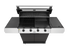 Beefeater 1200 Series 4 Burner Freestanding BBQ + Side Burner - Black