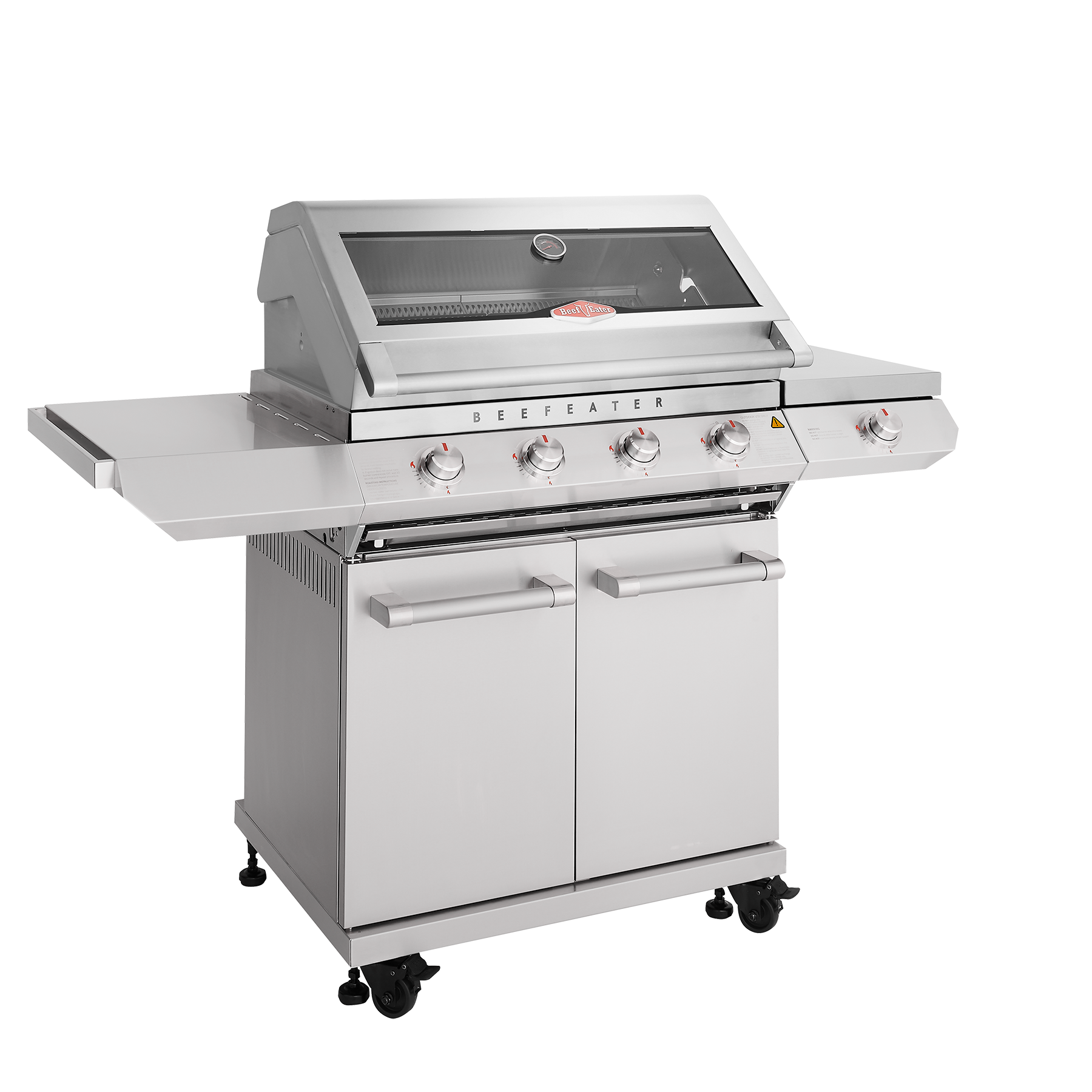 Beefeater 7000 Series Classic 4 Burner with Side Burner BBQ on Trolley