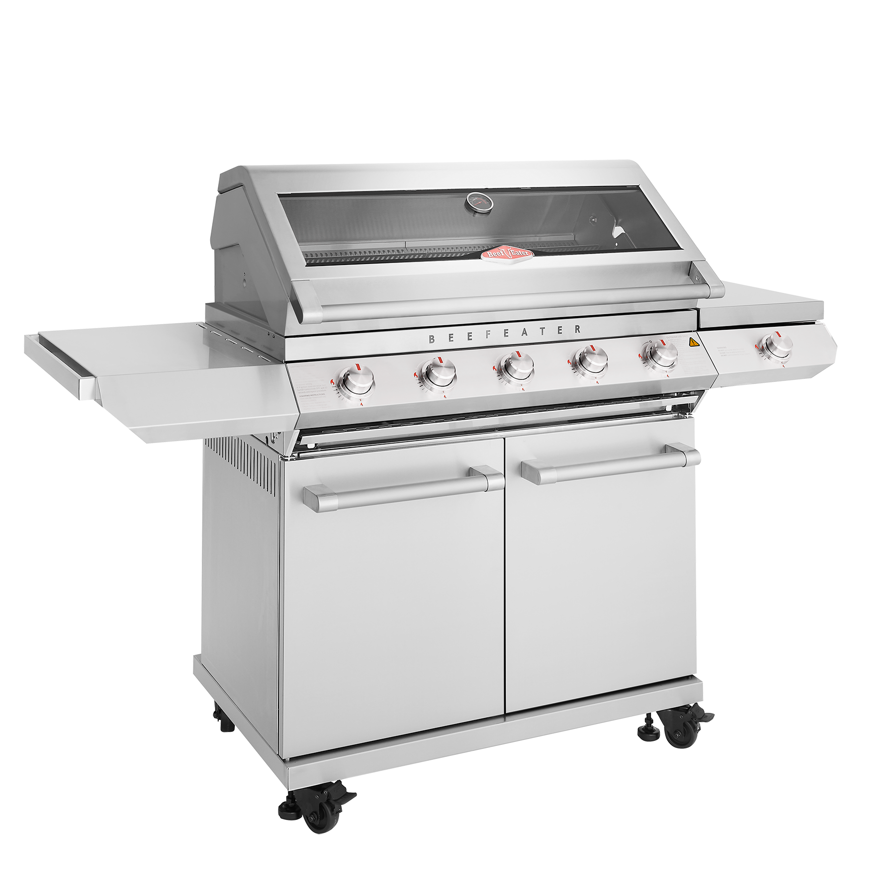 Beefeater 7000 Series Classic 5 Burner with Side Burner BBQ on Trolley