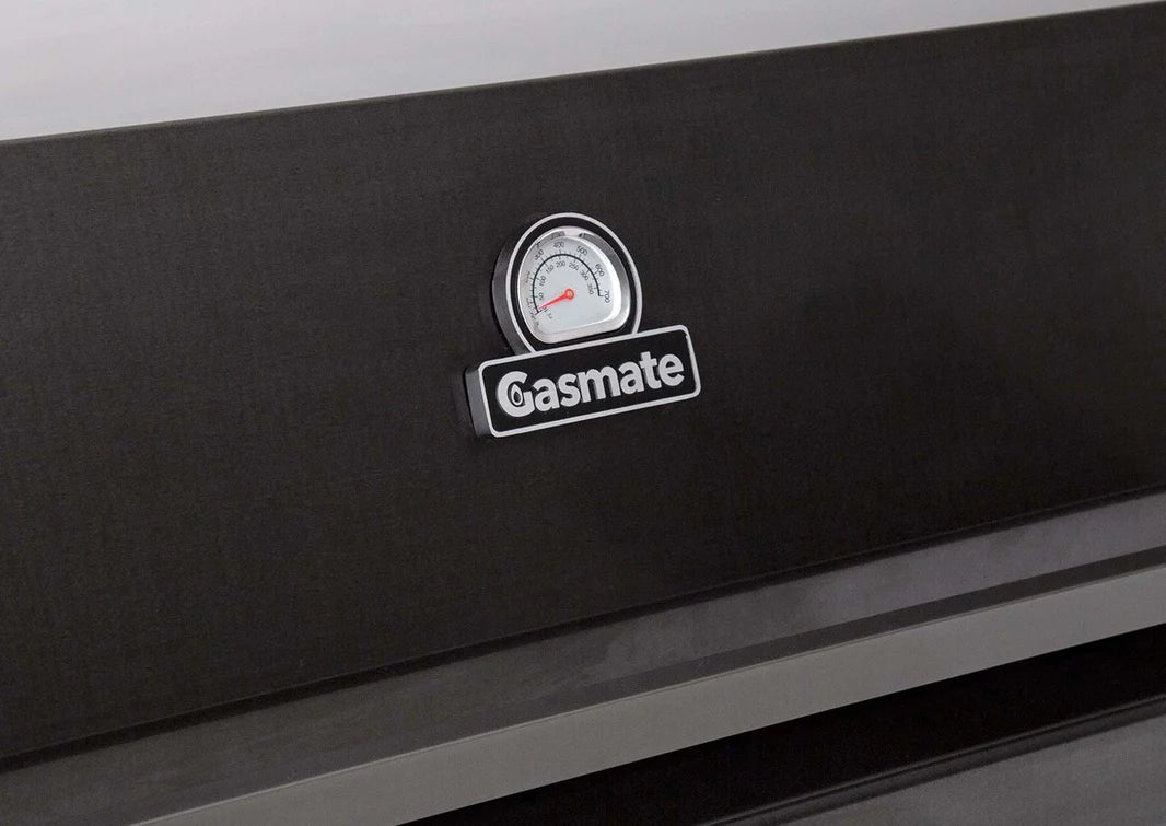 Gasmate Nova MK2 Graphite Outdoor Kitchen with 6 Burner BBQ and Single Door Fridge + Top