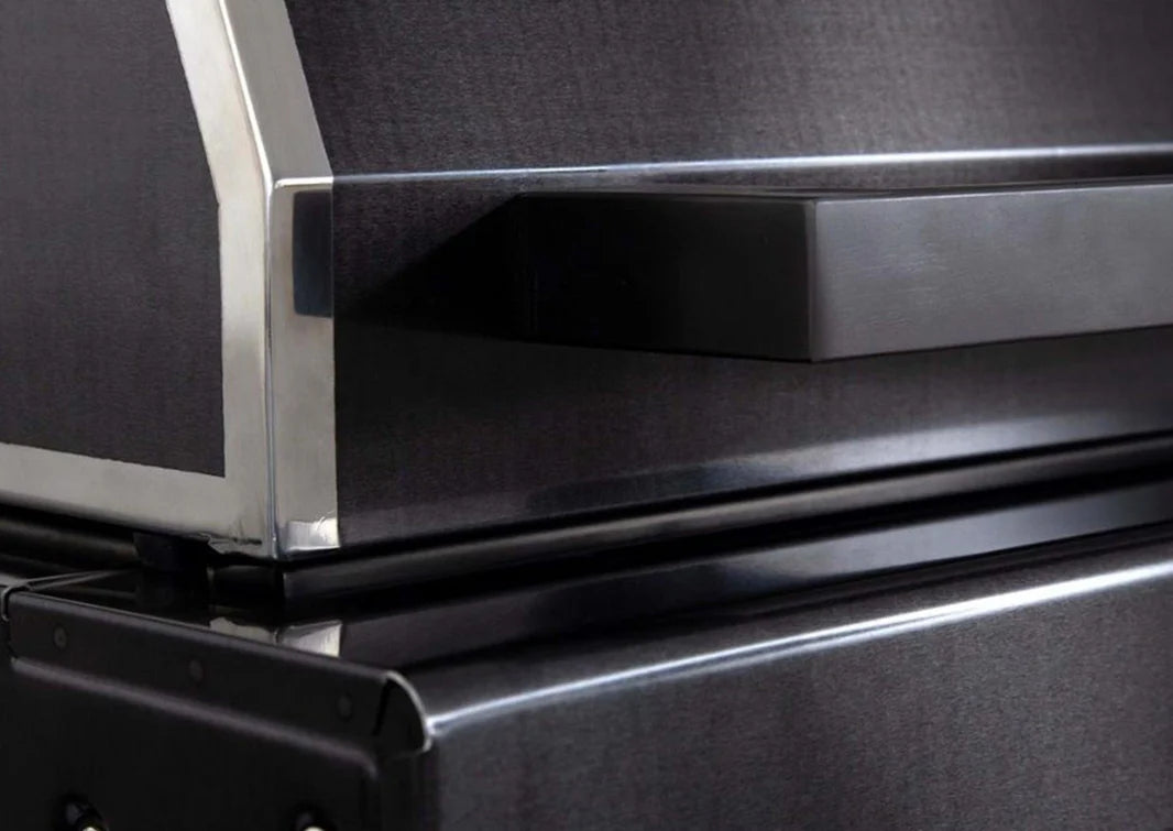 Gasmate Nova MK2 Graphite Outdoor Kitchen with 6 Burner BBQ and Single Door Fridge + Top