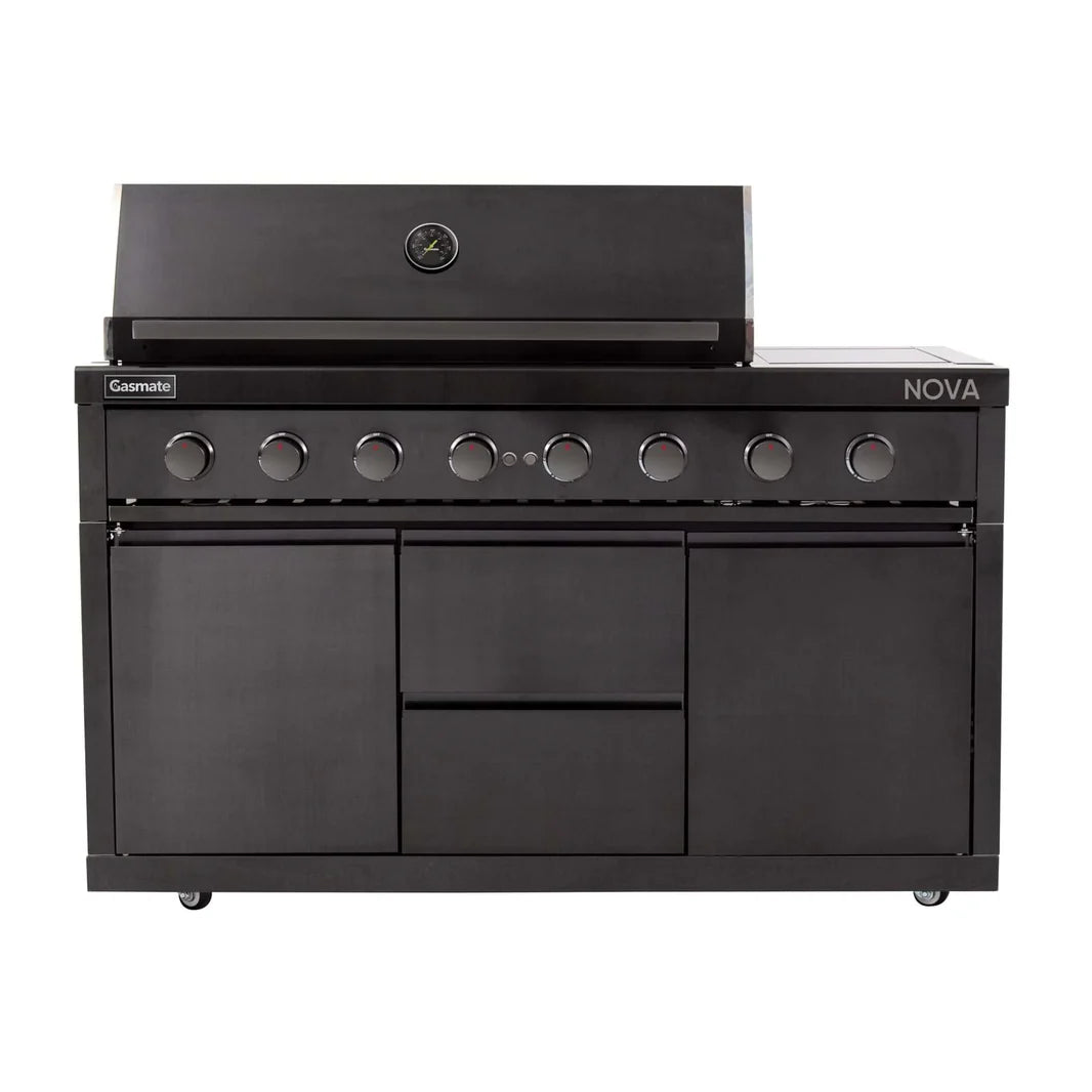 Gasmate Nova MK2 6 Burner Gas BBQ With Side Burner