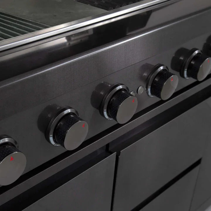 Gasmate Nova MK2 6 Burner Gas BBQ With Side Burner