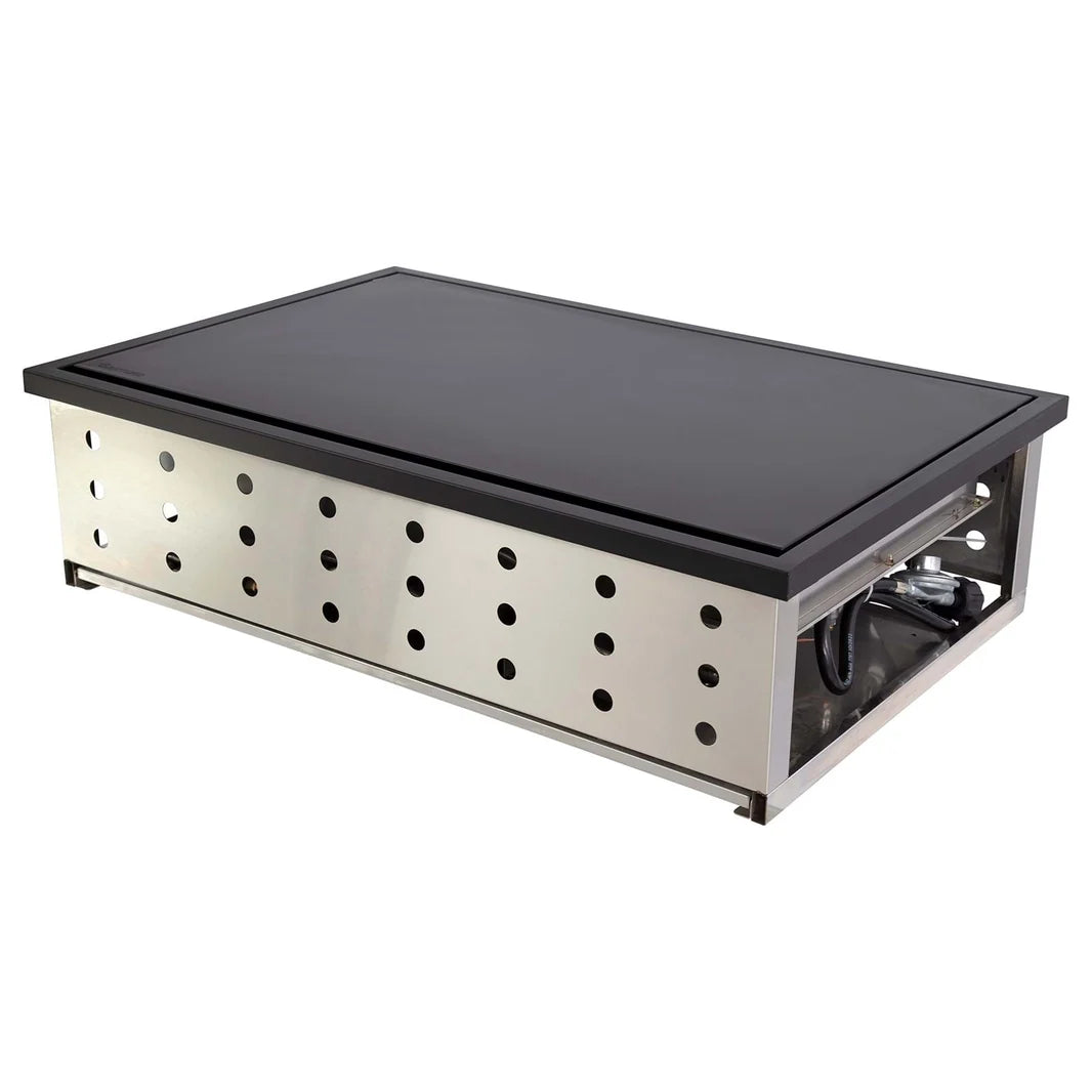 Gasmate Phoenix Black 4B Flush Mount Drop In BBQ