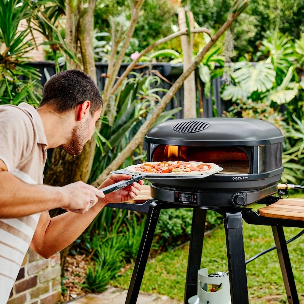 Kamado Joe Classic Konnected + Gozney Arc XL Gas Black Pizza Oven Package Deal