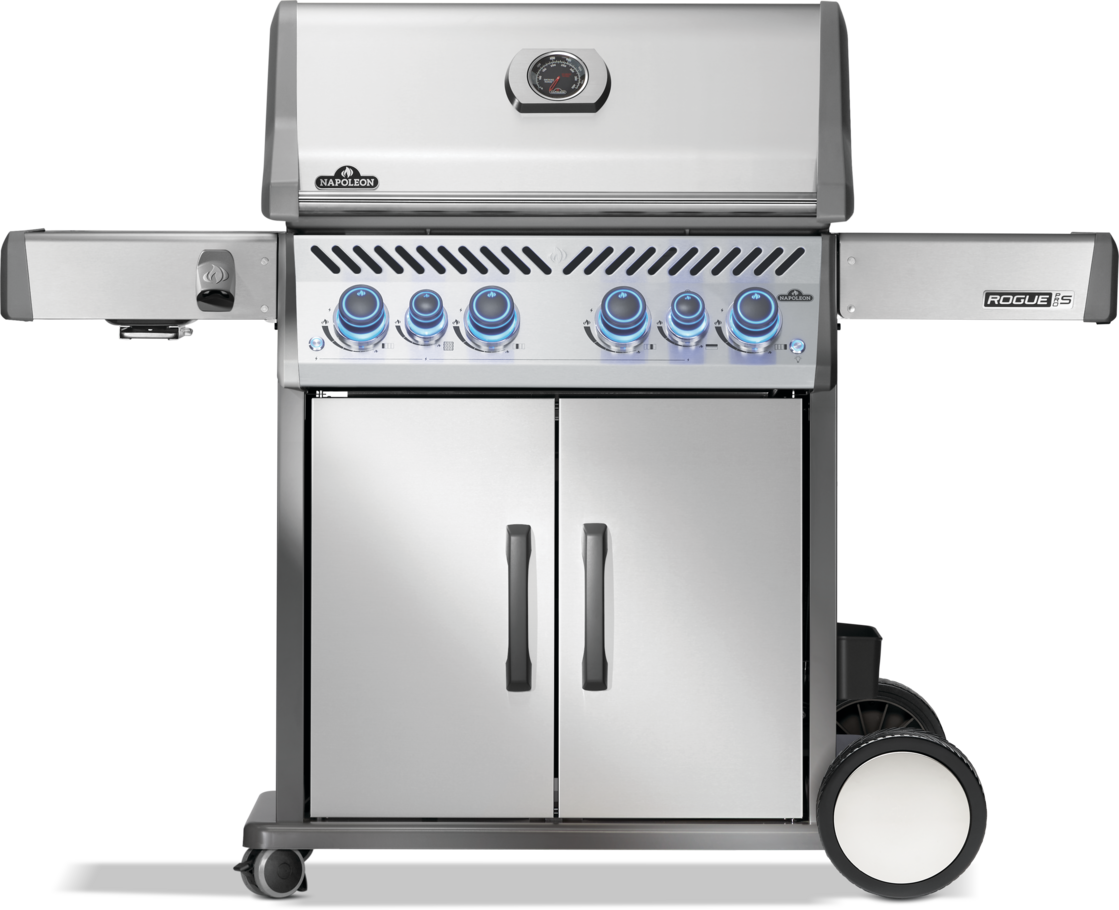 Napoleon Rogue Pro-S 525 SS 4 Burner BBQ with Infrared Sizzle Sideburner
