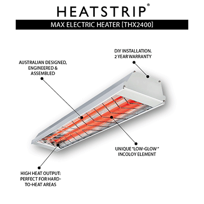 Heatstrip Max THX2400 Outdoor Electric Heater