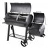 Texas Pro-Pit Offset Smoker - HK0527 side open angle