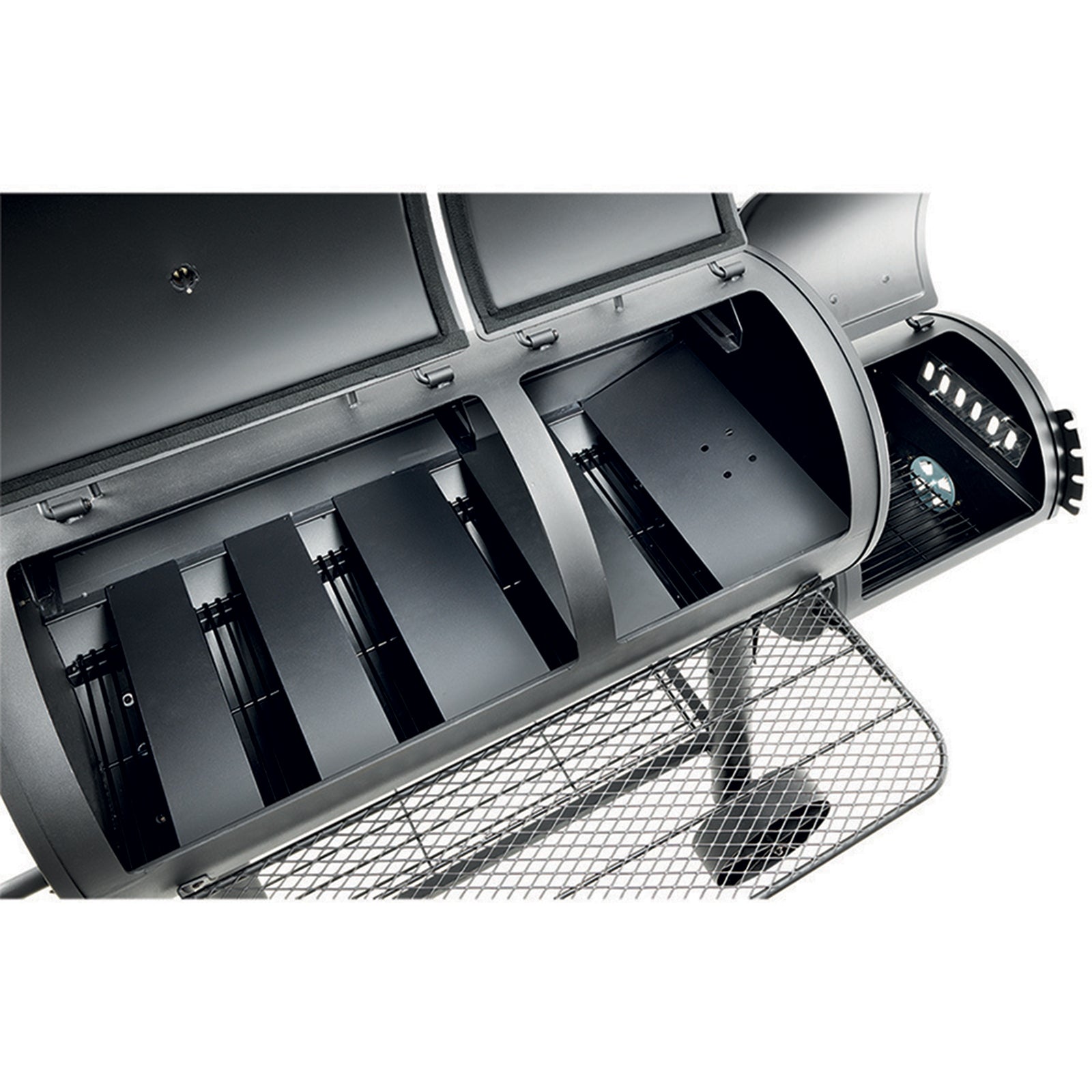 Texas Pro-Pit Offset Smoker - HK0527 inside tuning plates