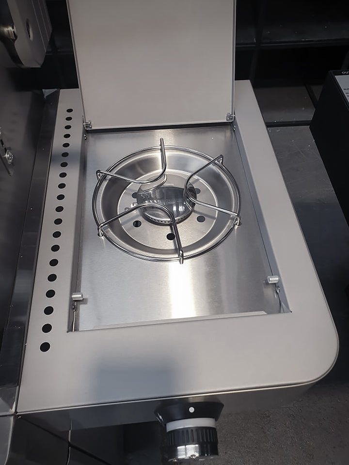 Everdure Hayman Stainless Steel 4 Burner BBQ on Trolley