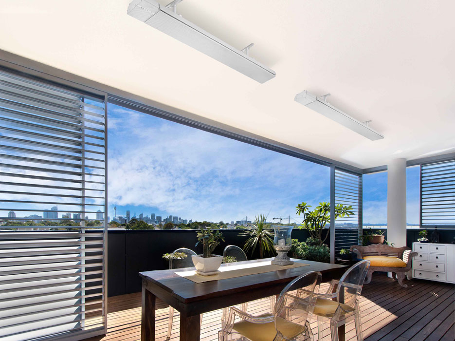 Heatstrip Elegance THE2400R Outdoor Electric Heater With Remote Control