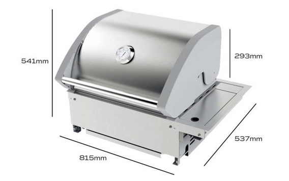 Crossray Mini Outdoor Kitchen with 2 Burner Gas BBQ