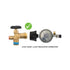 LCC27 Stainless Steel LPG Hose and Regulator 900mm