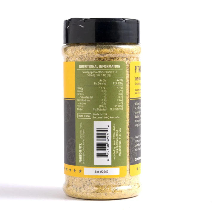 Lanes BBQ Sweet Lemon Pepper Rub Small 130g