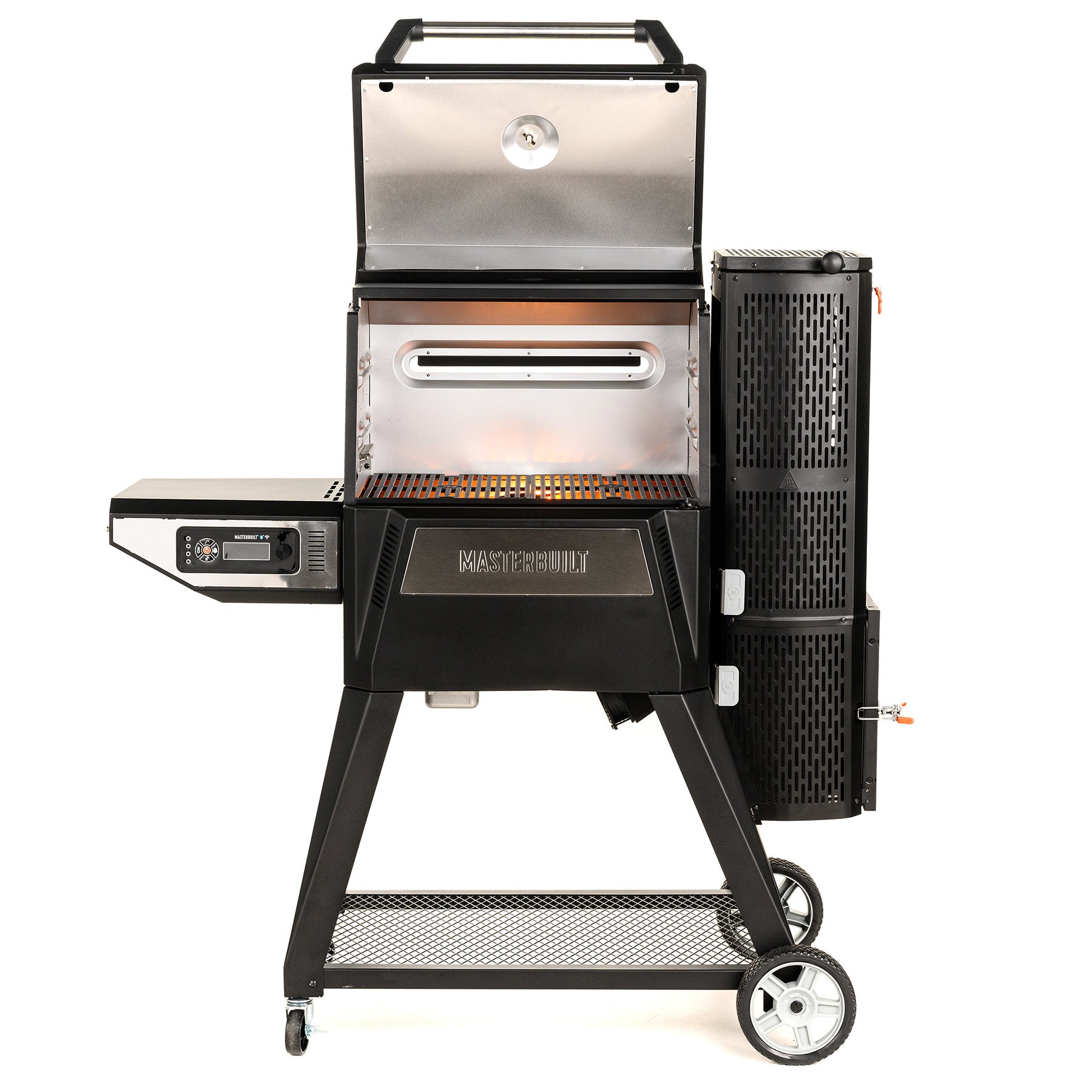 Masterbuilt Gravity Fed 560 Charcoal Smoker/Grill - MB20041020 open