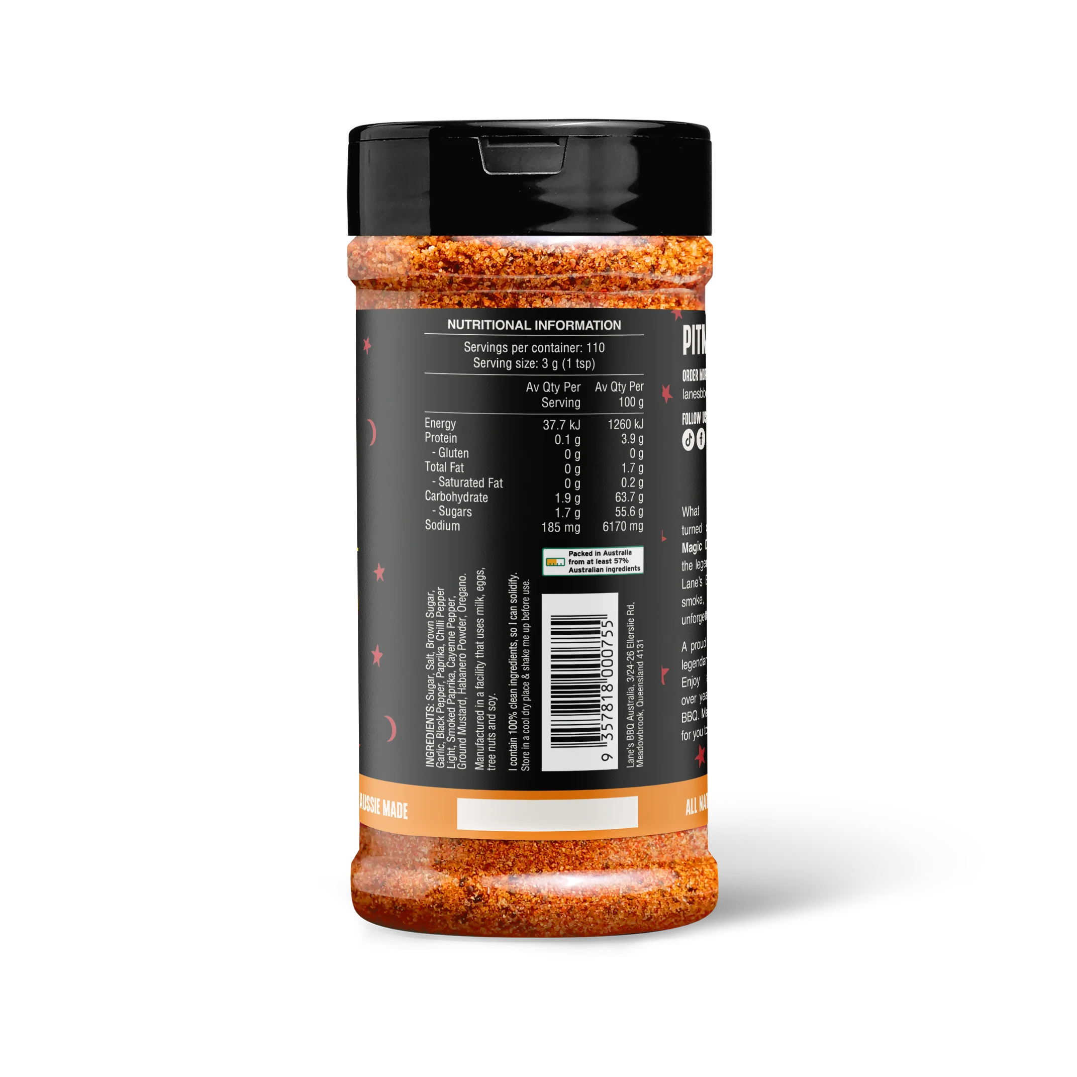 Lanes BBQ Magic Dust Hot Rub