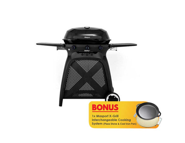 Masport X-Grill 3 Burner Freestanding BBQ