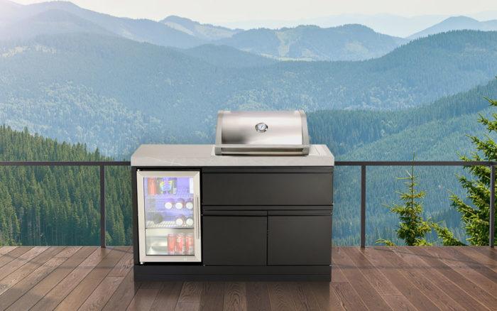 Crossray Compact Outdoor Kitchen with 2 Burner Gas BBQ